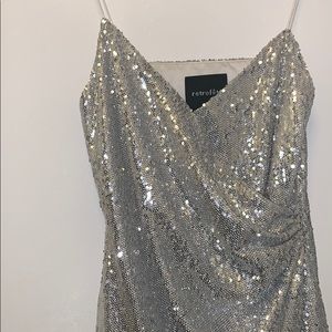 Silver sequins Retrofête dress